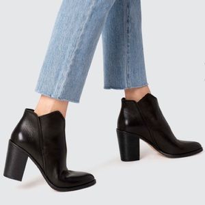 NEW!  Dolce Vita Shep Heel Leather Booties.